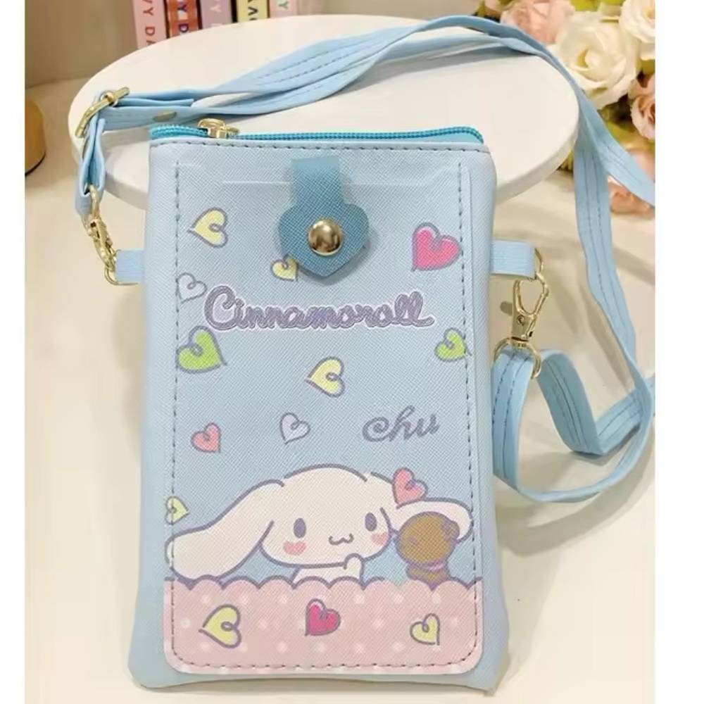 NEW SANRIO CINNAMOROLL PHONE BAG CROSSBODY